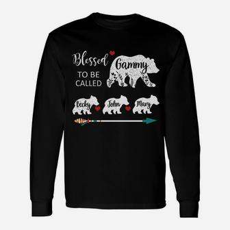 Blessed To Be Called Gammy Bear Unisex Long Sleeve | Crazezy