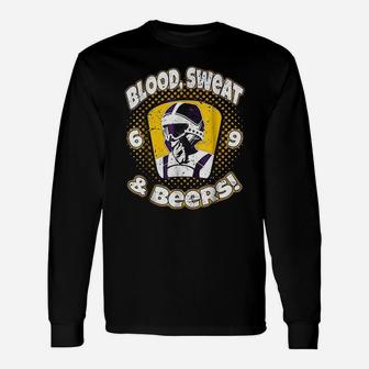 Blood Sweat Beers Long Sleeve T-Shirt - Thegiftio UK