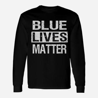 Blue Lives Matter Unisex Long Sleeve | Crazezy UK