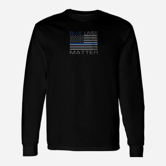 Blue Lives Matter Unisex Long Sleeve | Crazezy