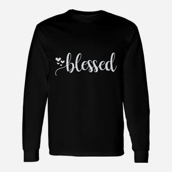 Blue Sand Textiles Blessed Unisex Long Sleeve | Crazezy CA