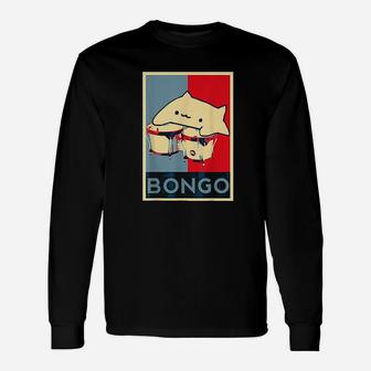 Bongo Cat For Hope Poster Unisex Long Sleeve | Crazezy CA