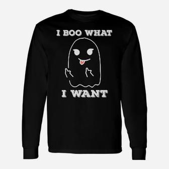 I Boo What I Want Long Sleeve T-Shirt - Monsterry DE