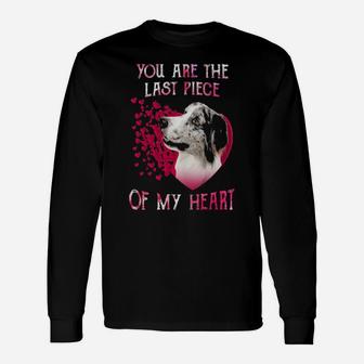 Border Collie Valentines Day Long Sleeve T-Shirt - Monsterry