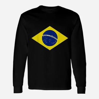 Brasil Flag Unisex Long Sleeve | Crazezy