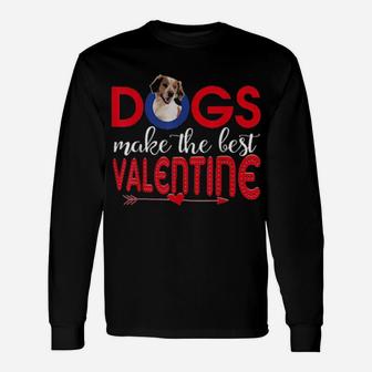 Brittany Dog Make The Best Valentine Long Sleeve T-Shirt - Monsterry DE