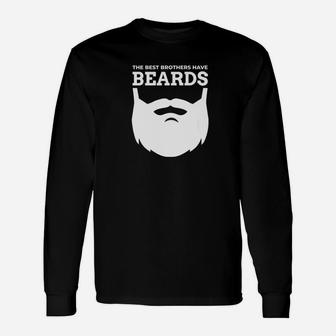 Brother Beard Saying For A Brother Long Sleeve T-Shirt - Thegiftio UK