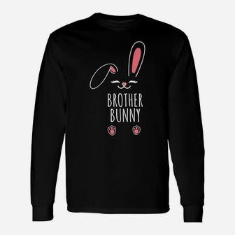 Brother Bunny Funny Matching Easter Bunny Egg Hunting Unisex Long Sleeve | Crazezy UK
