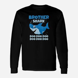 Brother Shark Doo Doo Unisex Long Sleeve | Crazezy DE