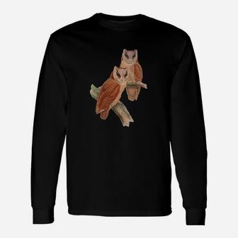 Short Sleeve Graphic Brown Owls Tee Long Sleeve T-Shirt - Thegiftio UK