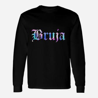 Bruja Old English Chola Galaxy Ombre Unisex Long Sleeve | Crazezy CA