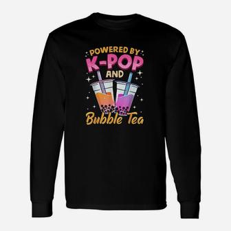 Bubble Tea Boba Kpop Music Lover Korean Milk Gift Unisex Long Sleeve | Crazezy AU