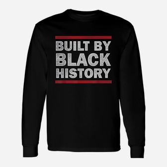 Built By Black History African American Heritage Long Sleeve T-Shirt - Thegiftio UK