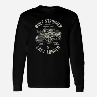 Built Stronger 1949 Classic Truck Long Sleeve T-Shirt - Thegiftio UK