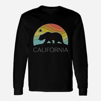 California Bear Vintage Beach Cali Unisex Long Sleeve | Crazezy UK