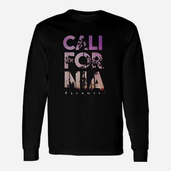 California Dreaming Beach Palm Tree Summer Vacation Surfing Unisex Long Sleeve | Crazezy