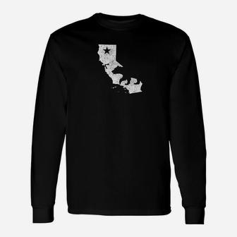 California Map Bear Love California Long Sleeve T-Shirt - Thegiftio