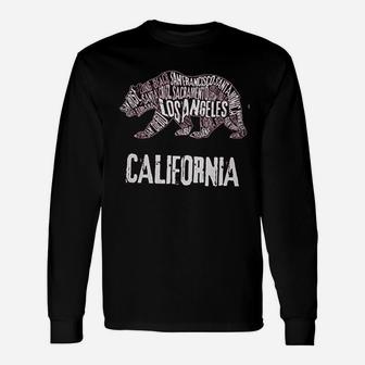 California Republic Vintage Cali Bear Unisex Long Sleeve | Crazezy CA