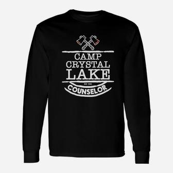 Camp Crystal Lake Counselor Unisex Long Sleeve | Crazezy