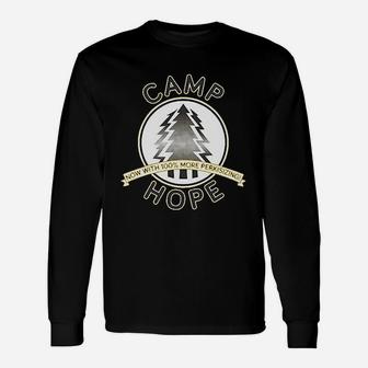 Camp Hope Fat Camping Summer Long Sleeve T-Shirt - Thegiftio