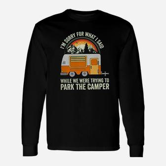 Camping Gift Park The Camper Unisex Long Sleeve | Crazezy