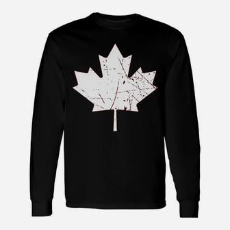 Canada Flag Maple Leaf Canadian Unisex Long Sleeve | Crazezy AU