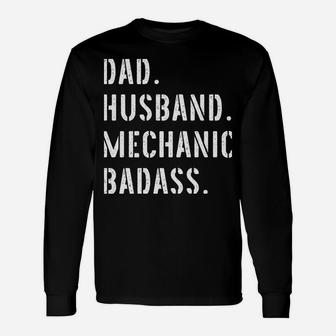 Car Mechanic Dad Gifts From Daughter Son Wife Unisex Long Sleeve | Crazezy