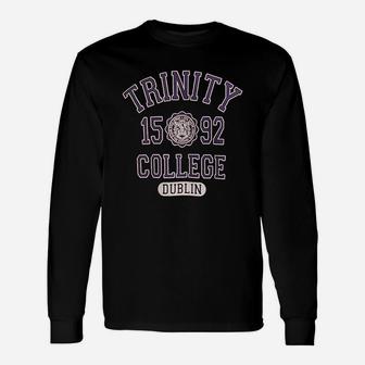 Carrolls Irish College With 1592 And College Seal Long Sleeve T-Shirt - Thegiftio UK