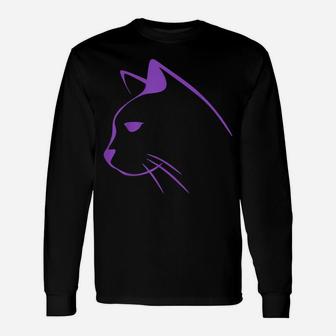 Cat Lover Gifts For Women Cat Graphic Tees Kitty For Men Unisex Long Sleeve | Crazezy
