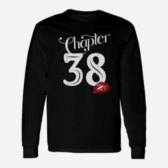 Chapter 38 38Th Birthday Lips Chapter 38 Years Old 1982 Unisex Long Sleeve | Crazezy AU