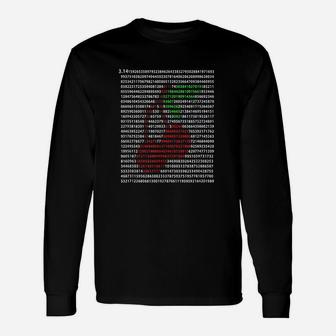 Cherry Pi Day 314 First 1000 Digits Unisex Long Sleeve | Crazezy