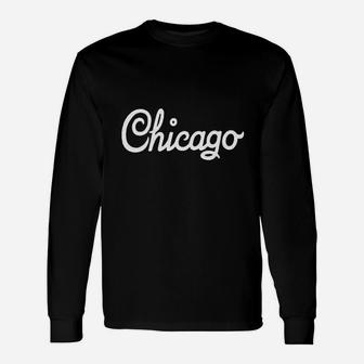 Chicago Flag Pride City Long Sleeve T-Shirt - Thegiftio UK