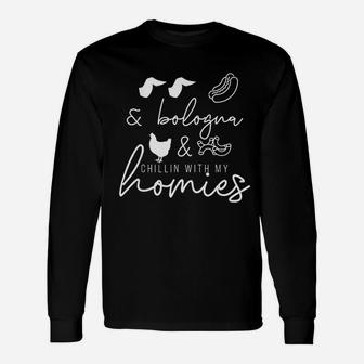 Chicken Wing Hot Dog And Bologna Unisex Long Sleeve | Crazezy CA