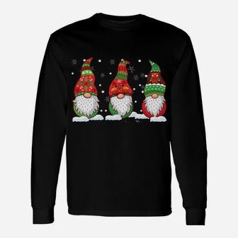 Chillin' With My Gnomies Nordic Gnome Christmas Pajama Gift Unisex Long Sleeve | Crazezy