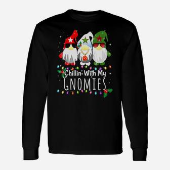 Chilling With My Gnomies Long Sleeve T-Shirt - Monsterry AU