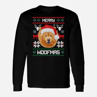Chow Chow Gift For Merry Christmas Woofmas Clothes Xmas Sweatshirt Unisex Long Sleeve | Crazezy