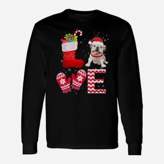 Christmas English Bulldog Lover Gifts English Bulldog Unisex Long Sleeve | Crazezy DE