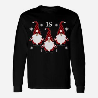 Christmas Is Gnoming Santa Claus Garden Gnome Christmas Unisex Long Sleeve | Crazezy