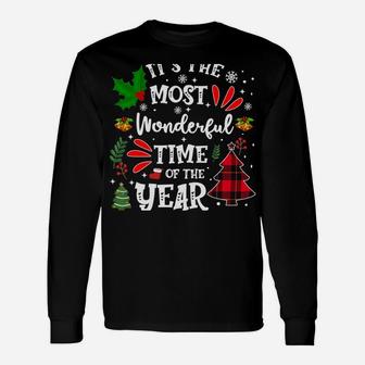 Christmas Its The Most Wonderful Time Of The Year Sweatshirt Unisex Long Sleeve | Crazezy
