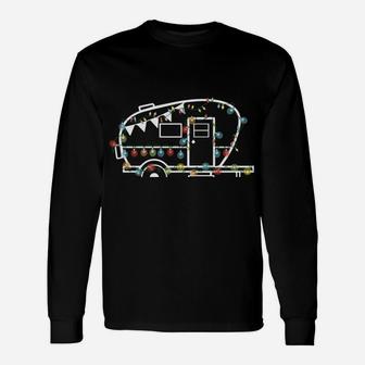 Christmas Ornaments Camper Decoration Funny Camping Lovers Unisex Long Sleeve | Crazezy UK