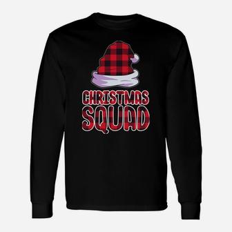 Christmas Squad Family Group Matching Christmas Party Pajama Sweatshirt Unisex Long Sleeve | Crazezy CA
