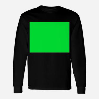 Chroma Key Tv Shirt - Green Screen For Video Special Effects Sweatshirt Unisex Long Sleeve | Crazezy
