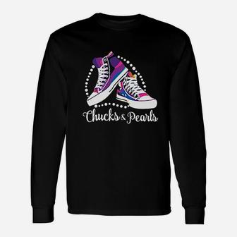 Chucks And Pearls Unisex Long Sleeve | Crazezy