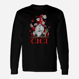 Cici - Gnome Valentine Sweatshirt Unisex Long Sleeve | Crazezy CA