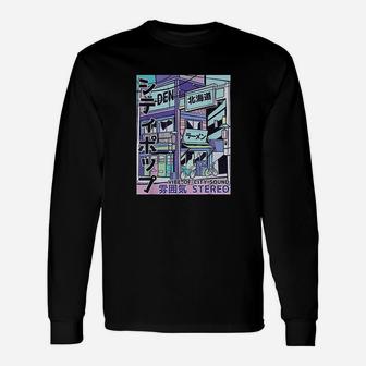 City Pop Aesthetic Style 80S Japanese Art Unisex Long Sleeve | Crazezy