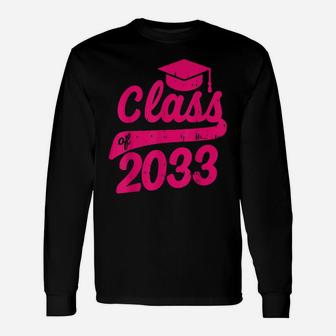 Class Of 2033 Grow With Me First Day Of Kindergarten Gift Unisex Long Sleeve | Crazezy AU