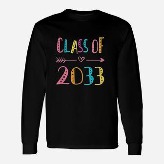 Class Of 2033 Grow With Me First Day Of School Unisex Long Sleeve | Crazezy DE