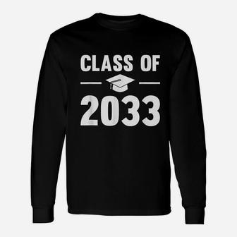 Class Of 2033 Grow With Me First Day Of School Unisex Long Sleeve | Crazezy CA