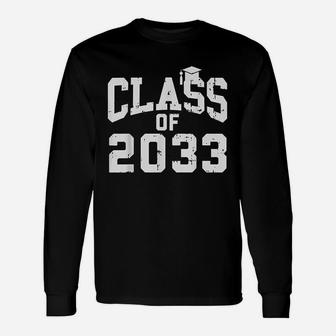 Class Of 2033 Grow With Me Future Kindergarten Graduate Gift Unisex Long Sleeve | Crazezy