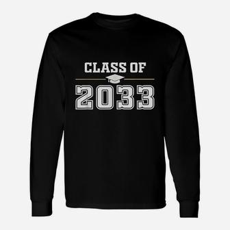 Class Of 2033 Grow With Me Graduation Unisex Long Sleeve | Crazezy CA